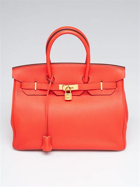 hermes birkin bag 35 cm capucine photo|Hermes Birkin 35cm bags.